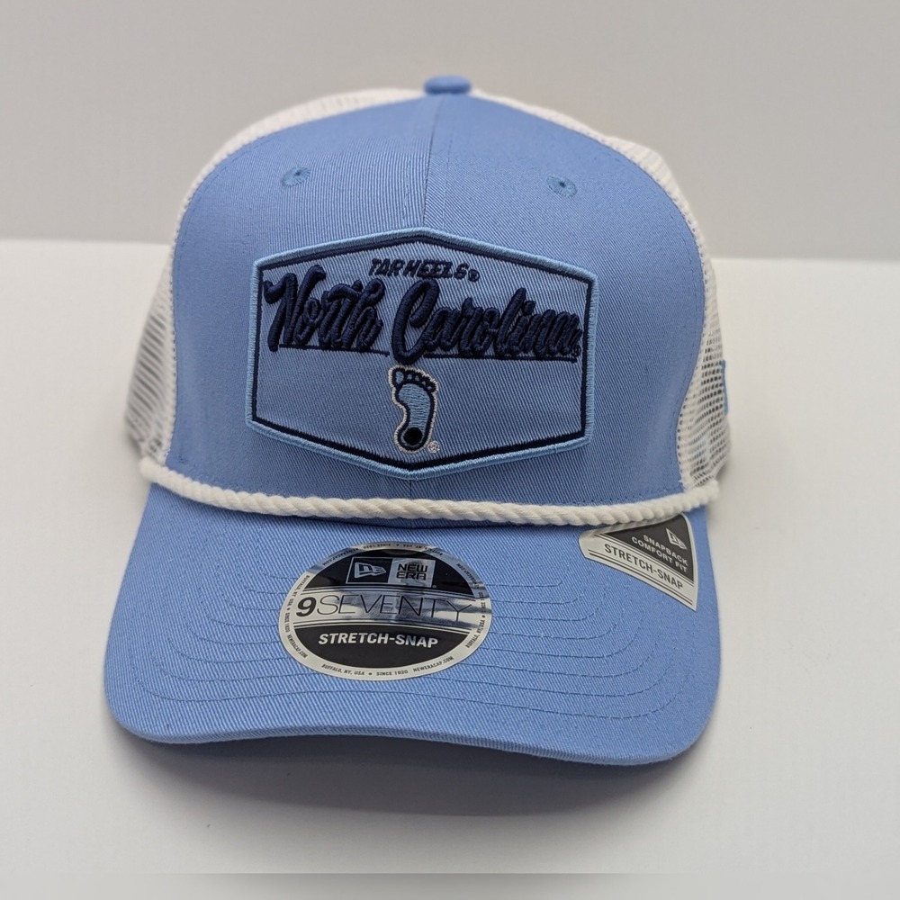 New Era UNC Tar Heels North Carolina 9SEVENTY Snap Back Trucker Hat Blue White